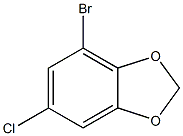 4-BroMo-6-chlorobenzo[d][1,3]dioxole Struktur