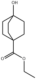 Bicyclo[2.2.2]octane-1-carboxylic acid, 4-hydroxy-, ethyl ester Struktur