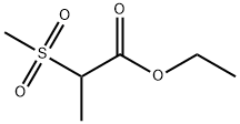 ETHYL 2-(METHYLSULFONYL)PROPANOATE Structure