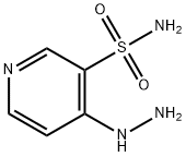 3-Pyridinesulfonamide,4-hydrazino-(9CI) Struktur