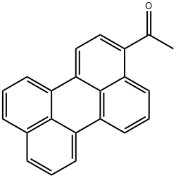 1-(perylen-3-yl)ethanone Struktur