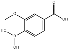 4-Borono-3-Methoxybenzoic acid Struktur