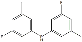 Bis(3-fluoro-5-Methylphenyl)phosphine Struktur