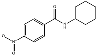 N-cyclohexyl-4-nitrobenzamide Struktur