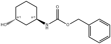 benzyl trans-3-hydroxycyclohexylcarbaMate Struktur