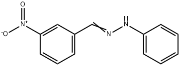 3-NITROBENZALDEHYDE PHENYLHYDRAZONE Struktur