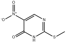 2-(Methylthio)-5-nitropyriMidin-4-ol Struktur