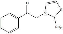 2-(2-AMinothiazol-3(2H)-yl)-1-phenylethanone Struktur