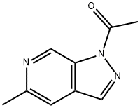 Ethanone, 1-(5-Methyl-1H-pyrazolo[3,4-c]pyridin-1-yl)- Struktur