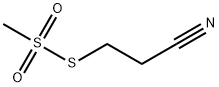 S-(2-cyanoethyl) Methanesulfonothioate Struktur