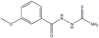 2-(3-Methoxybenzoyl)hydrazinecarbothioaMide Struktur