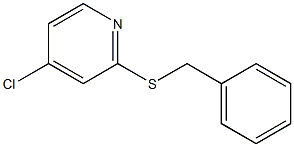 2-(benzylthio)-4-chloropyridine Struktur