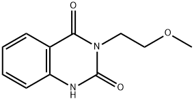 3-(2-Methoxyethyl)-2,4(1H,3H)-Quinazolinedione Struktur