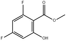 Methyl 2,4-difluoro-6-hydroxybenzoate Struktur