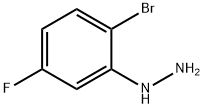 2-BroMo-5-fluorophenylhydrazine HCl Struktur