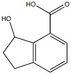 3-Hydroxy-2,3-dihydro-1H-indene-4-carboxylic acid Struktur