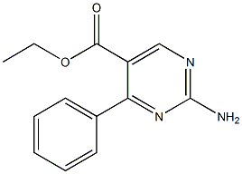 Ethyl 2-aMino-4-phenylpyriMidine-5-carboxylate Struktur