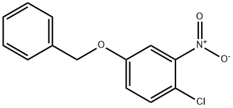 1-chloro-2-nitro-4-phenylmethoxybenzene Struktur