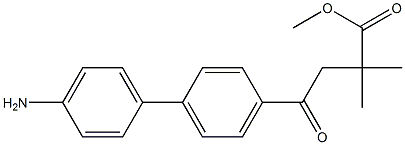 Methyl 4-(4'-aMino-1,1'-biphenyl-4-yl)-2,2-diMethyl-4-oxobutanoate Struktur