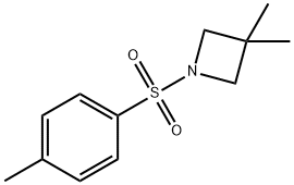 Azetidine, 3,3-diMethyl-1-[(4-Methylphenyl)sulfonyl]- Struktur