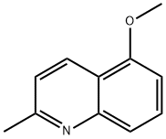 2-Methyl-5-Methoxyquinoline Struktur