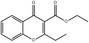 Ethyl 2-ethyl-4-oxo-4H-chroMene-3-carboxylate Struktur