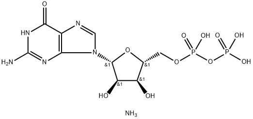 Guanosine 5'-Diphosphate TriaMMoniuM Salt Struktur