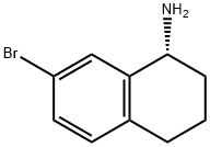 (R)-7-broMo-1,2,3,4-tetrahydronaphthalen-1-aMine Struktur