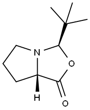 1H,3H-Pyrrolo[1,2-c]oxazol-1-one, 3-(1,1-diMethylethyl)tetrahydro-, (3R,7aS)- Struktur