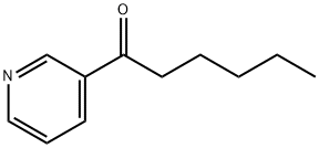 1-(3-Pyridinyl)-1-hexanone Struktur