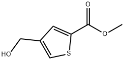 Methyl 4-(hydroxyMethyl)thiophene-2-carboxylate Struktur