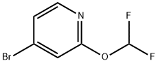 4-broMo-2-(difluoroMethoxy)pyridine Struktur