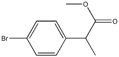 2-(4-BroMo-phenyl)-propionic acid Methyl ester Struktur