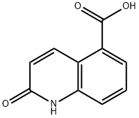 2-hydroxyquinoline-5-carboxylic acid Struktur