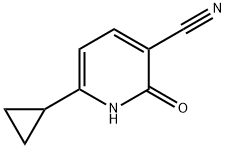 6-cyclopropyl-2-hydroxynicotinonitrile Struktur