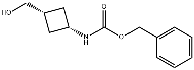 benzyl [cis-3-(hydroxyMethyl)cyclobutyl]carbaMate Struktur