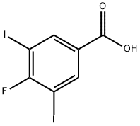 4-Fluoro-3,5-diiodobenzoic acid, 97% Struktur