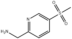 (5-(Methylsulfonyl)pyridin-2-yl)MethanaMine Structure