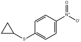 cyclopropyl(4-nitrophenyl)sulfane Struktur