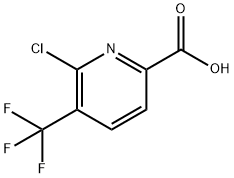 6-Chloro-5-(trifluoroMethyl)picolinic acid Struktur