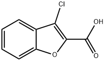 3-Chlorobenzofuran-2-carboxylic acid Struktur