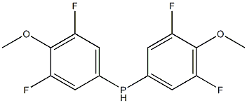 Bis(3,5-difluoro-4-Methoxyphenyl)phosphine Struktur