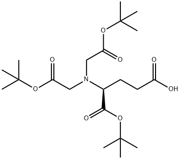 N,N-Bis[2-(1,1-diMethylethoxy)-2-oxoethyl]-L-glutaMic Acid 1-(1,1-DiMethylethyl) Ester, 862778-55-0, 結(jié)構(gòu)式