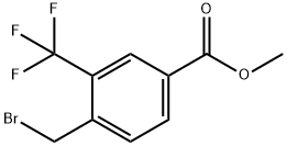 Methyl 4-(broMoMethyl)-3-(trifluoroMethyl)benzoate Struktur