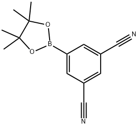 5-(4,4,5,5-tetramethyl-1,3,2-
dioxaborolan-2-yl)isophthalonitrile Struktur