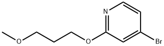 4-broMo-2-(3-Methoxypropoxy)pyridine Struktur