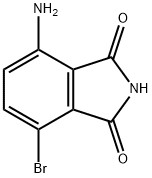 4-AMino-7-broMoisoindoline-1,3-dione Struktur