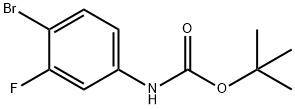 N-Boc-4-broMo-3-fluoroaniline Struktur