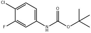 tert-butyl 4-chloro-3-fluorophenylcarbaMate Struktur