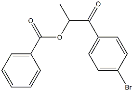 1-(4-BroMophenyl)-1-oxopropan-2-yl benzoate Struktur